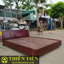 Giường Gỗ Tràm 1M6