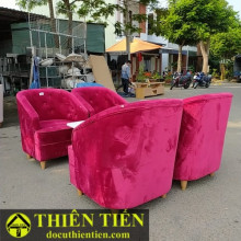 Ghế Nệm Nỉ Hồng – ảnh 2