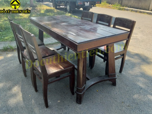 Bàn Ghế Ăn Gỗ Xưa