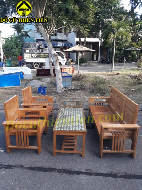 Bộ Salon Gỗ Sồi