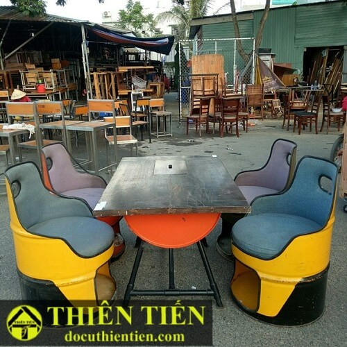 Bộ Bàn Thùng Phi Thiết Kế