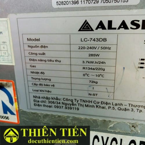 Tủ Mát Alaska