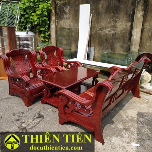 Bộ Salon Nâu Đỏ