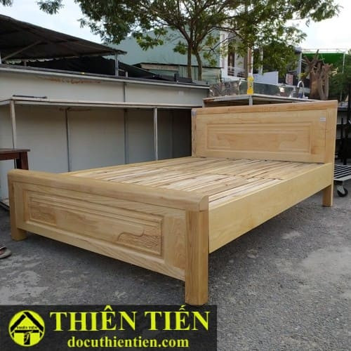 Giường Gỗ Sồi 1M4