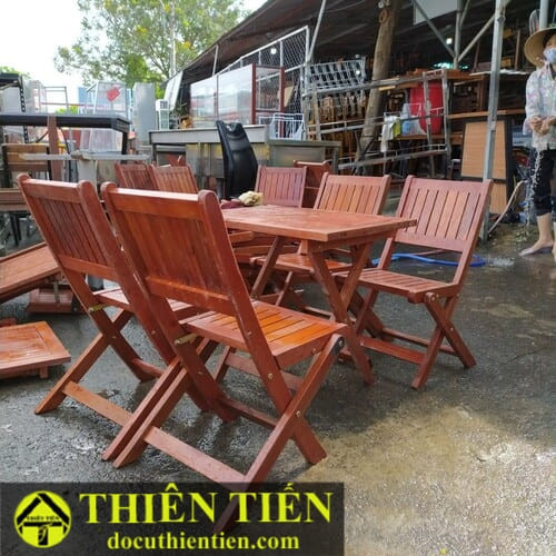 Bộ Bàn Ghế Xếp Cao