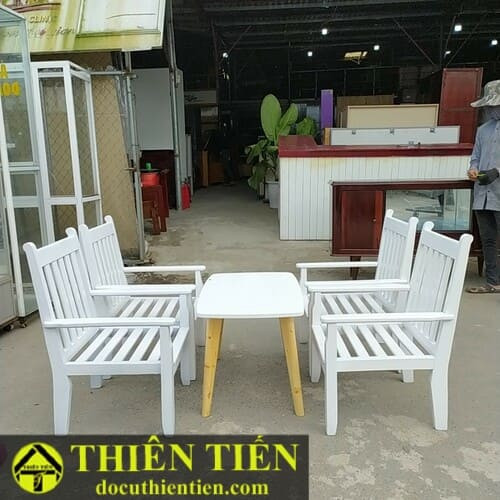 Ghế Trà Nan Trắng